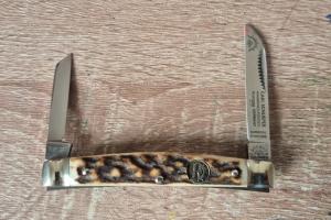 3 1/2"German Eye by Carl Schlieper Half Congress Stag, Made in Solingen Germany
