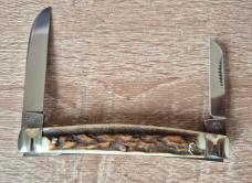 3 1/2"German Eye by Carl Schlieper Half Congress Stag, Made in Solingen Germany