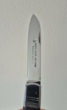 3-3/4" Vintage Friedr Herder Abr Sohn Germany Rosewood Jack Knife, UNUSED!