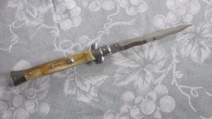 Frank Beltrame 11" Brazilian horn Italian Kriss blade Stiletto