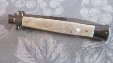 New Rare Frank Beltrame 11" Genuine White Pearl Italian Stiletto