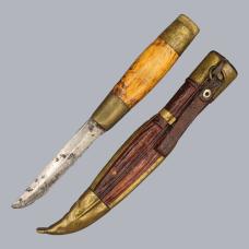 Vintage 1950s Finnish Härmän Puukko Knife by Iisakki Järvenpää Kauhava #8681