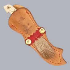 Vintage 1980s Finnish Miniature Lapinpuukko Puukko Knife Reindeer Horn #8678