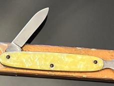 Vintage Cincinnati Reds Knife/Letter Opener Embossed Cracked Ice Handles 10-1/2”with Box Unsharpened