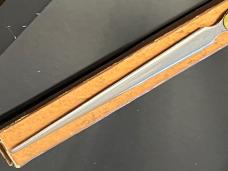 Vintage Cincinnati Reds Knife/Letter Opener Embossed Cracked Ice Handles 10-1/2”with Box Unsharpened