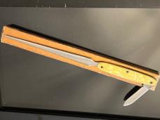 Vintage Cincinnati Reds Knife/Letter Opener Embossed Cracked Ice Handles 10-1/2”with Box Unsharpened