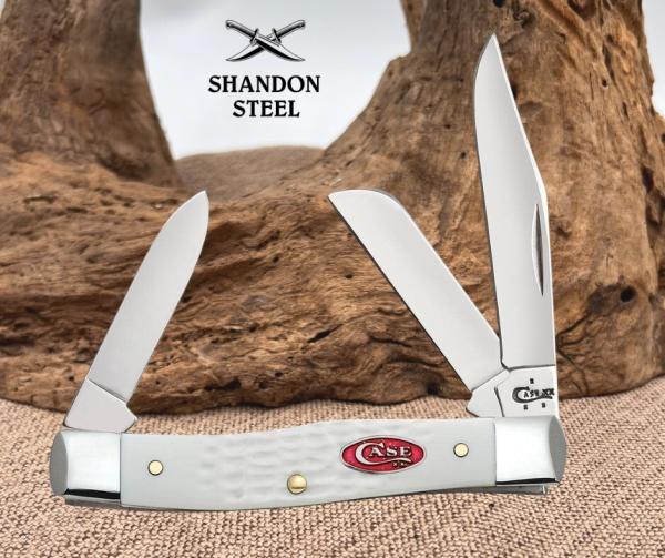 Case XX SparXX™ Standard Jig White Synthetic Medium Stockman 60184 Case XX SparXX™ Standard Jig White Synthetic Medium Stockman 60184
