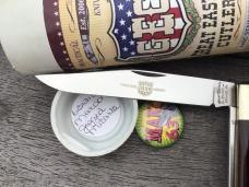 Great Eastern Cutlery 631215 Fish Knife Maroon Jigged Micarta 440C Stainless Steel 