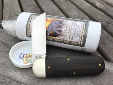 Great Eastern Cutlery 363122 Toe Nail Clipper Ebony Wood Bull Elephant Shield Nice!