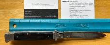 Vintage Mexican Picklock Switchblade Knife, Nice Horn Scales