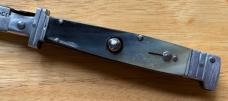 Vintage Mexican Picklock Switchblade Knife, Nice Horn Scales