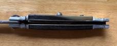 Vintage Mexican Picklock Switchblade Knife, Nice Horn Scales