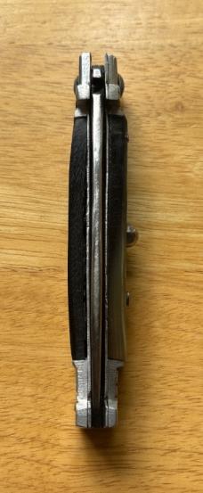 Vintage Mexican Picklock Switchblade Knife, Nice Horn Scales