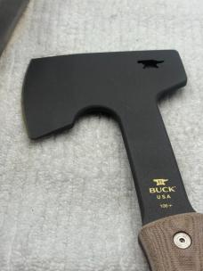 uck 0106BRS1-B Compadre Axe With Leather Sheath NIB Made In USA Discontinued