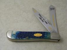 Case XX USA 86240 "Ty Cobb Georgia Peach" Pick Bone Trapper Knife in Wood Display