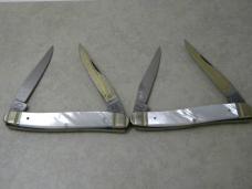 Frank Buster Germany Pearl Tenn. & Kentucky Muskrat Knives in New Display Box