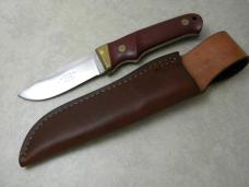 Schrade USA Delrin Fixed Blade Knife w/Leather Sheath New in Display Box