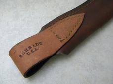 Schrade USA Delrin Fixed Blade Knife w/Leather Sheath New in Display Box