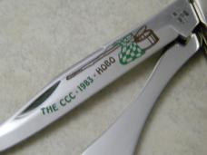 Case XX SS USA 5 Dot Bone 6251FK Case Collector's Club Banana Trapper Knife NIB