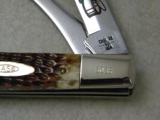 Case XX SS USA 5 Dot Bone 6251FK Case Collector's Club Banana Trapper Knife NIB