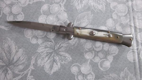 New Frank Beltrame 9" brazilian horn Italian Stiletto New Frank Beltrame 9" brazilian horn Italian Stiletto