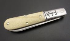 1/25 GEC #15 TC Ancient Sawyer Barlow Smooth White Bone Campagna SFO Great Eastern Cutlery 15x118