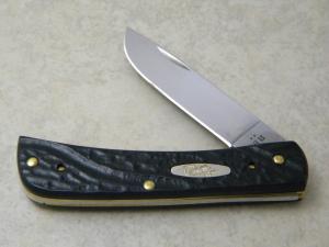 Case XX USA 6137 SS Rough Black Sod Buster Jr. Knife