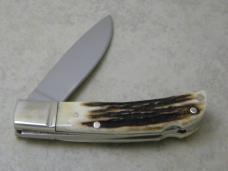 W. Stoddart Cin. O. Small Stag Lockback Knife 