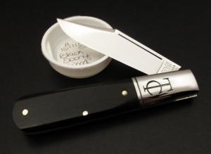  1/47 2013 GEC #15 Tom's Choice TC Sawyer Barlow Clip Point Black Ebony Charlie Campagna SFO 