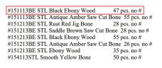  1/47 2013 GEC #15 Tom's Choice TC Sawyer Barlow Clip Point Black Ebony Charlie Campagna SFO 