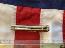 1986 Bulldog Brand HAND MADE, "Bright Leaf North Carolina Tobacco Barlow w/ Fantastic Deer Stag