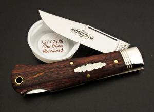 Great Eastern Cutlery Northfield #72 Cody Scout Lockback Che Chen Rosewood GEC 721123LB
