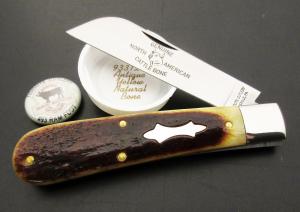 Great Eastern Cutlery #93 Ramfoot Antique Yellow Natural Bone GEC 933124