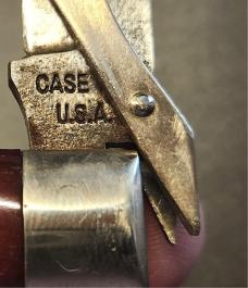 Case USA (65-59) Red Bone 6111 1/2 Swing Guard - Later Called a Cheetah