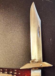 Case USA (65-59) Red Bone 6111 1/2 Swing Guard - Later Called a Cheetah