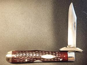 Case USA (65-59) Red Bone 6111 1/2 Swing Guard - Later Called a Cheetah
