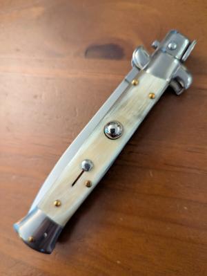 FRANK BELTRAME 23CM 9quot DAGGER STILETTO FRENCH TIP COW HORNNEW AND SNAPPY