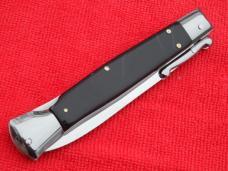 New 9" Italian style automatic switchblade Swinguard imi-horn handles Bayonet blade 