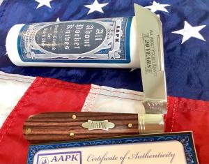 AAPK 2024 Great Eastern, GEC Tidioute Cutlery, 933124 w/ Beautiful Kingwood Handles -NOS