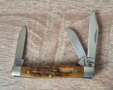 Lot of Three Case XX USA Pocket Knives , 6333 SS, 225 L SS, 059L SS