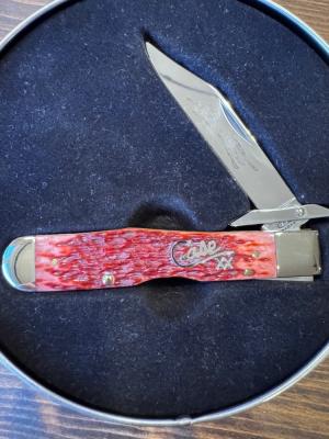 Case Red Bone Silver Script Cheetah