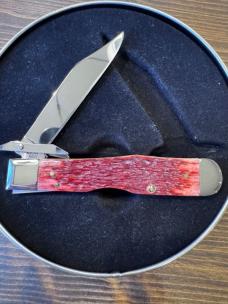 Case Red Bone Silver Script Cheetah