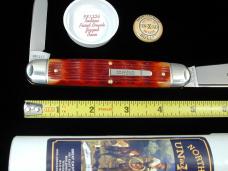 Great Eastern Cutlery GEC Indian Paint Brush Jigged Bone Texas Stogie Bullet Knife NIT 981226 USA