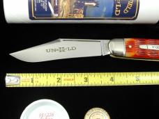 Great Eastern Cutlery GEC Indian Paint Brush Jigged Bone Texas Stogie Bullet Knife NIT 981226 USA