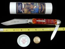 Great Eastern Cutlery GEC Indian Paint Brush Jigged Bone Texas Stogie Bullet Knife NIT 981226 USA