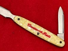 Vintage Cincinnati Reds Knife/Letter Opener Embossed Cracked Ice Handles 10-1/2”with Box Unsharpened