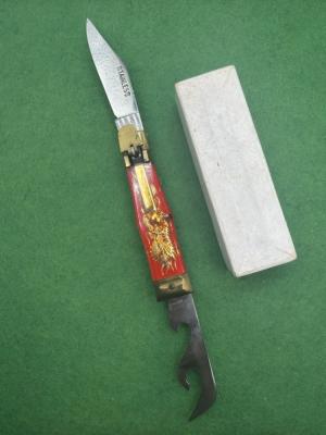 Brand New with box deadstock bullfighter with can opener