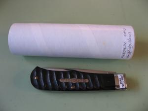 GREAT EASTERN TIDIOUTE 2008 235108L JUMBO TRAPPER JIGGED SPIRAL CUT BUFFALO HORN 1 OF 2