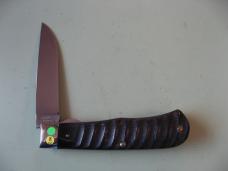 GREAT EASTERN TIDIOUTE 2008 235108L JUMBO TRAPPER JIGGED SPIRAL CUT BUFFALO HORN 1 OF 2