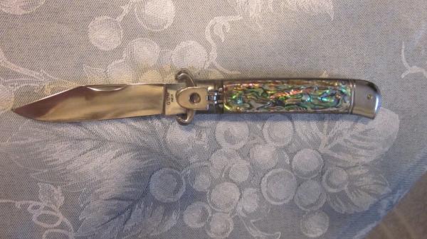 New 8" Italian G.O.M. Abalone Shell Puller lever lock New 8" Italian G.O.M. Abalone Shell Puller lever lock